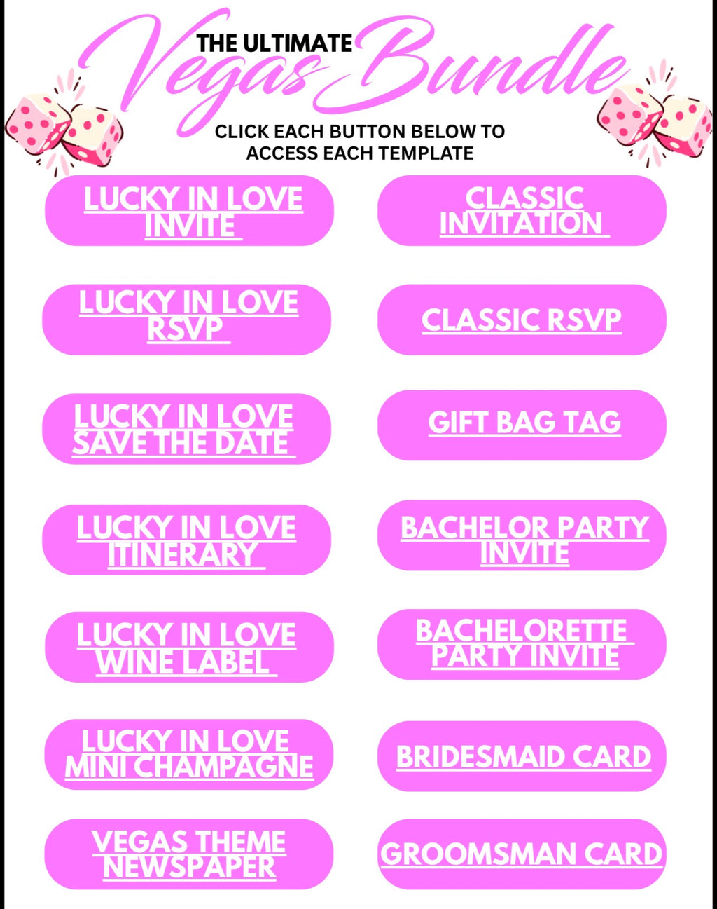 Vegas Mega Wedding Bundle