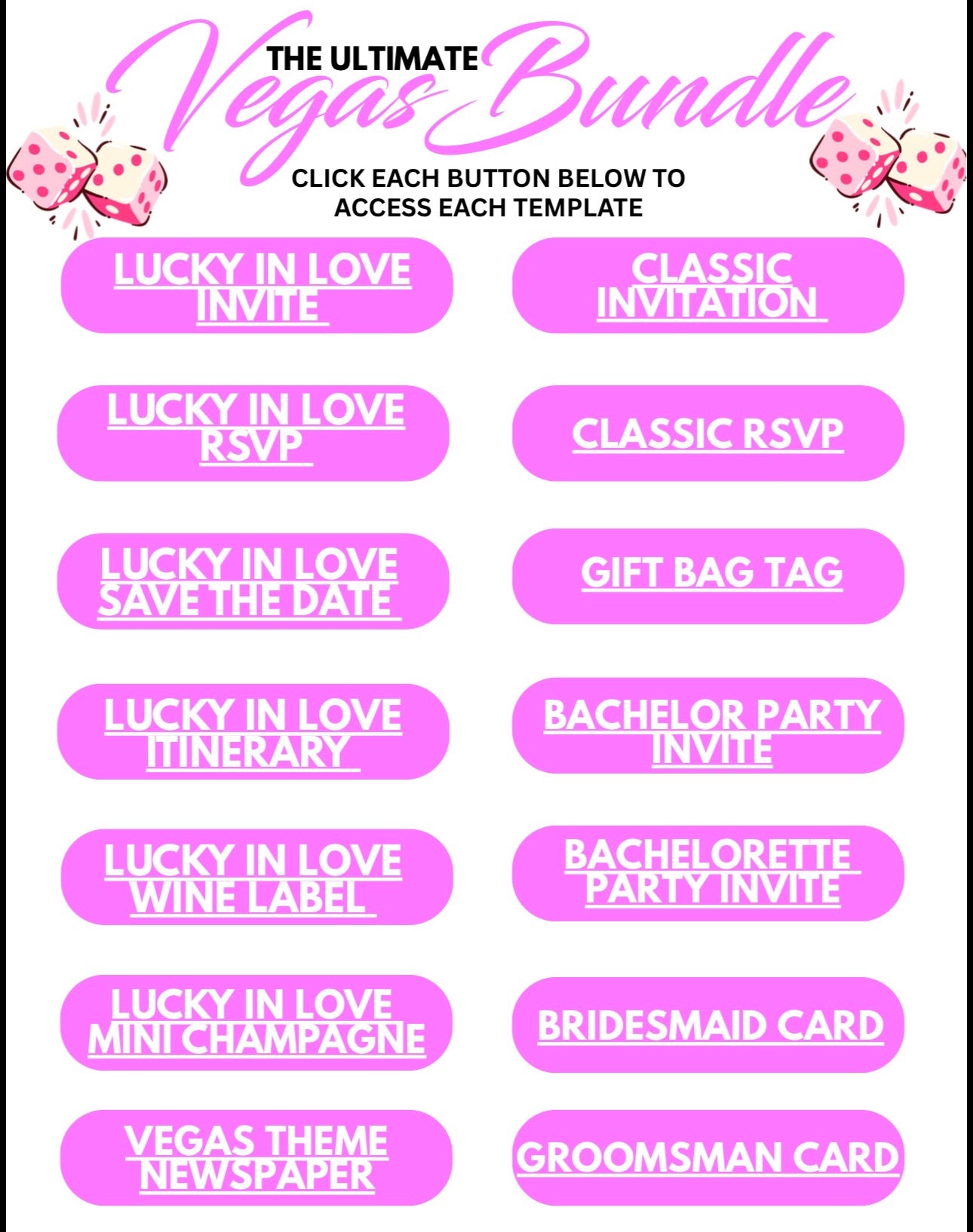 Vegas Mega Wedding Bundle