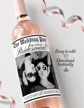 Editable Bridesmaid Proposal Wine Label Template | Printable Wine Bottle Label | Instant Download | Canva Template | Will You Be My Bridesmaid Gift
